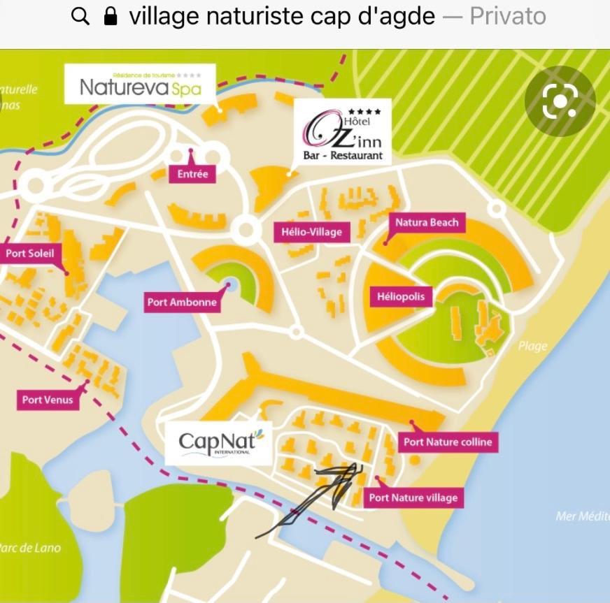 Villa Naturiste Port Nature Agde Exteriör bild